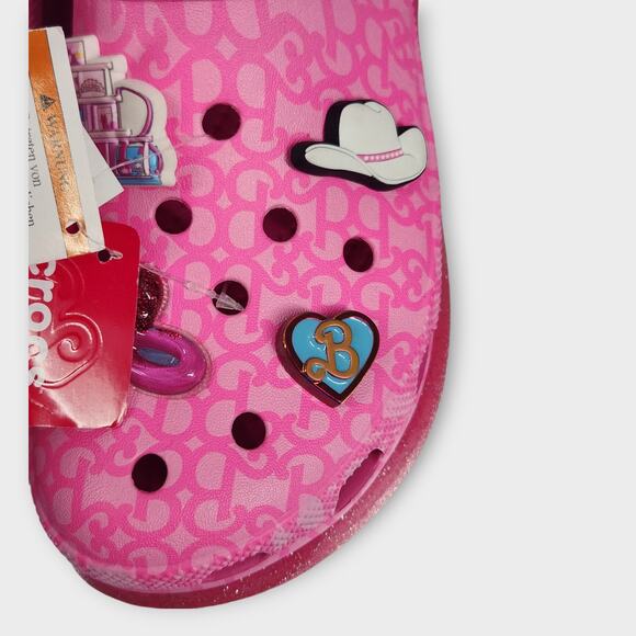 Crocs x Barbie the Movie Mega Crush Clog Womens 10 Mens 8 Pink Platform *READ - Picture 6 of 12